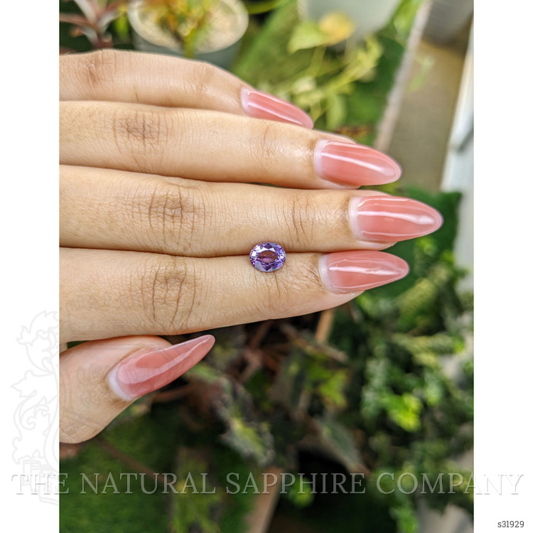1.22 Ct. Pinkish Purple Sapphire from Ceylon (Sri Lanka)