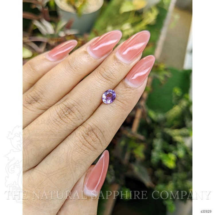 1.22 Ct. Pinkish Purple Sapphire from Ceylon (Sri Lanka)
