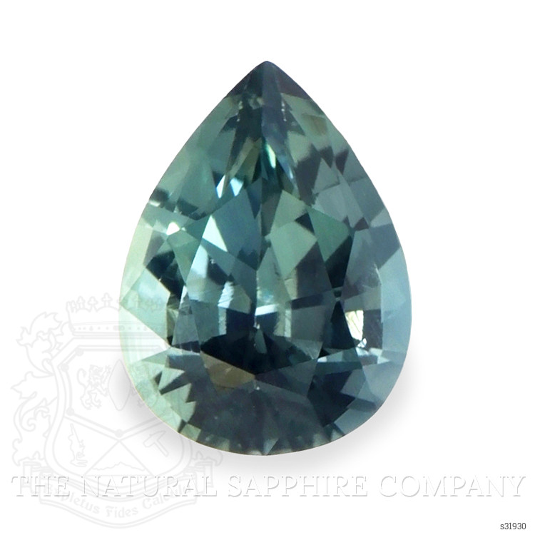 1.24 Ct. Bluish Green Sapphire from Ceylon (Sri Lanka)