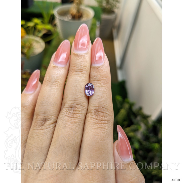 1.50 Ct. Pinkish Purple Sapphire from Ceylon (Sri Lanka)