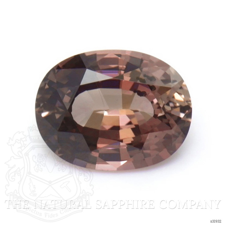 1.50 Ct. Pinkish Brown Sapphire from Ceylon (Sri Lanka)