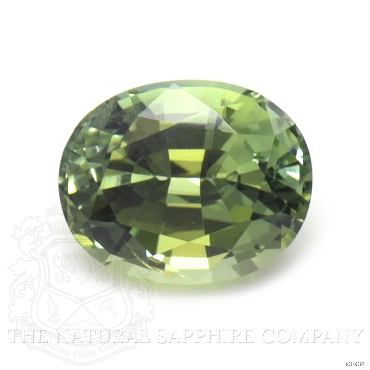 1.18 Ct. Yellowish Green Sapphire from Madagascar