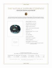 1.75 Ct. Greenish Blue Sapphire from Madagascar Scan Report