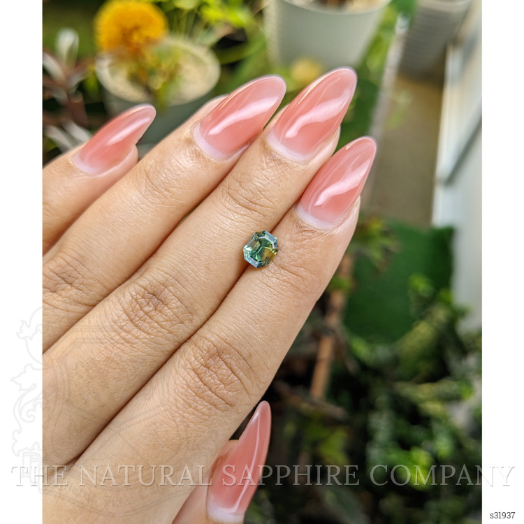 1.22 Ct. Yellowish Green Sapphire from Madagascar