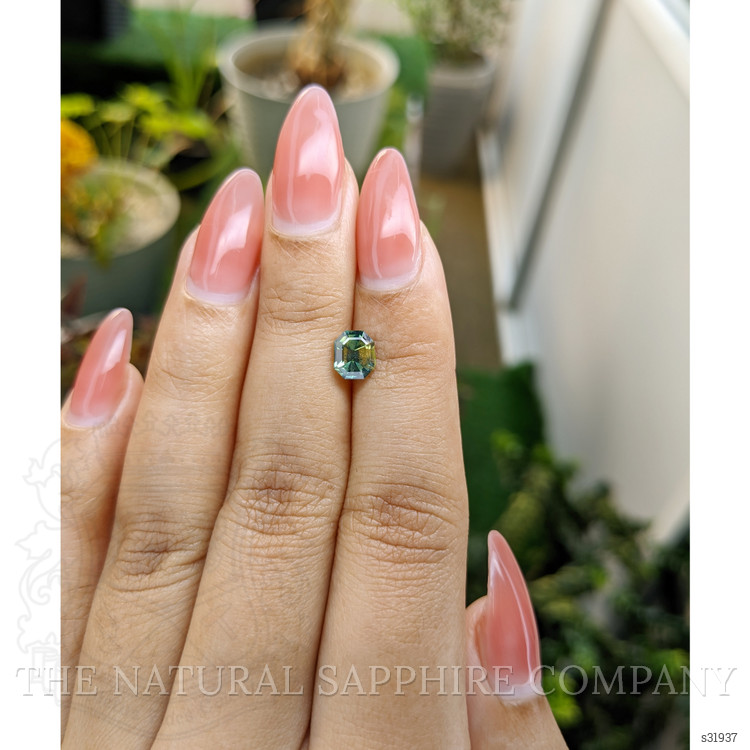 1.22 Ct. Yellowish Green Sapphire from Madagascar
