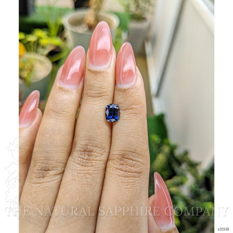 1.73 Ct. Blue Sapphire from Ceylon (Sri Lanka)