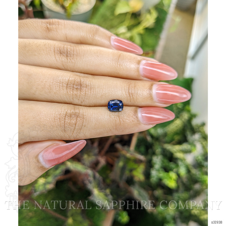 1.73 Ct. Blue Sapphire from Ceylon (Sri Lanka)