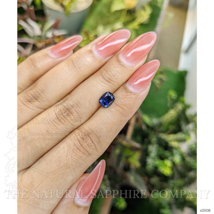 1.73 Ct. Blue Sapphire from Ceylon (Sri Lanka)
