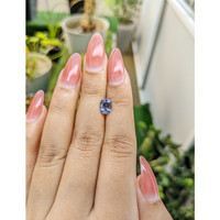 1.20 Ct. Violet Sapphire from Ceylon (Sri Lanka) Life Style