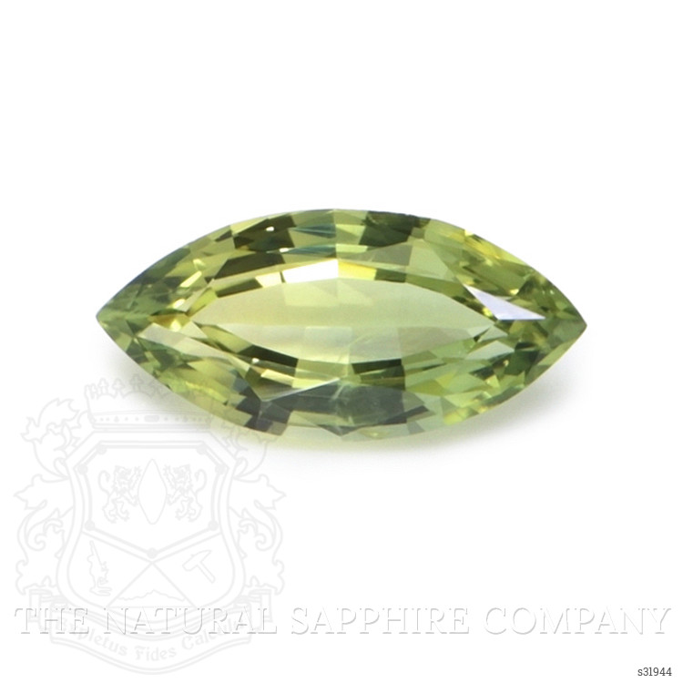 1.12 Ct. Yellowish Green Sapphire from Ceylon (Sri Lanka)