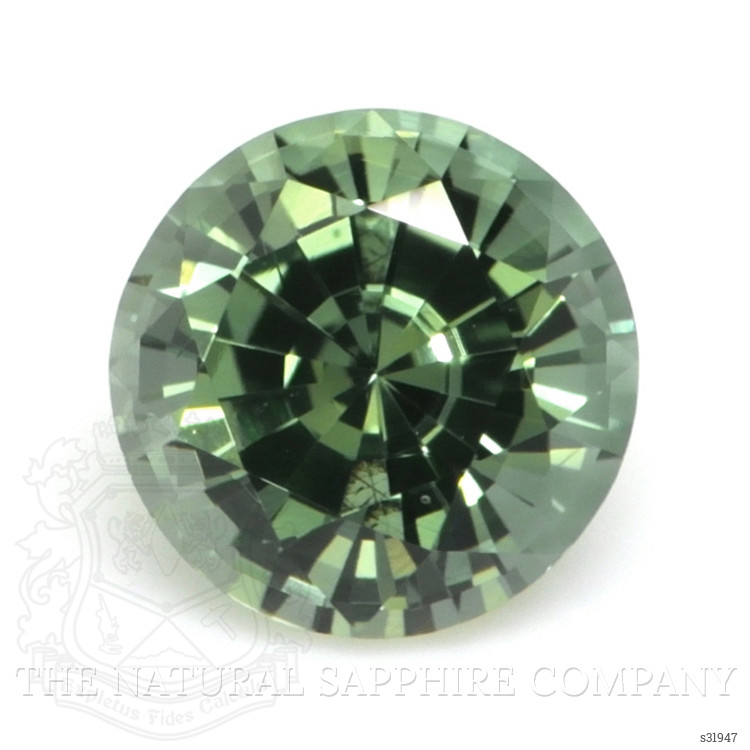 0.98 Ct. Green Sapphire from Ceylon (Sri Lanka)