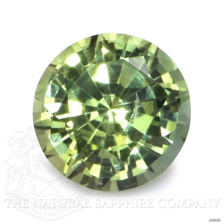 1.04 Ct. Yellowish Green Sapphire from Ceylon (Sri Lanka)