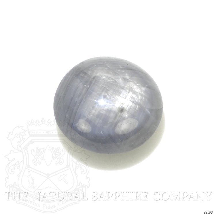 3.54 Ct. Bluish Grey Star Sapphire from Burma (Myanmar)