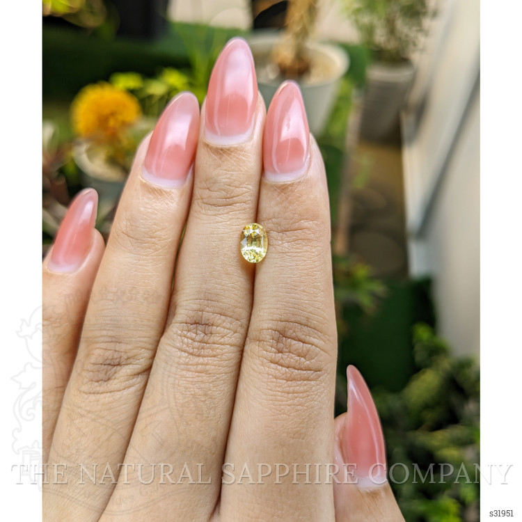 1.11 Ct. Yellow Sapphire from Ceylon (Sri Lanka)