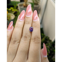 1.28 Ct. Bluish Purple Sapphire from Ceylon (Sri Lanka) Life Style