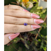 1.00 Ct. Purple Sapphire from Ceylon (Sri Lanka) Life Style