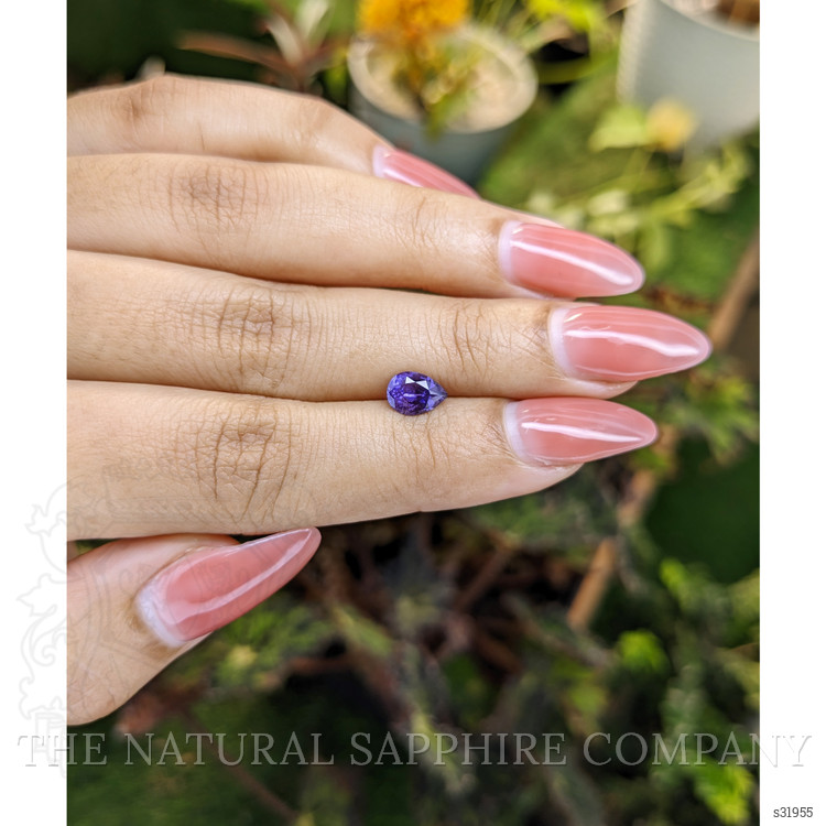 1.00 Ct. Purple Sapphire from Ceylon (Sri Lanka)