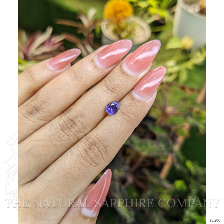1.00 Ct. Purple Sapphire from Ceylon (Sri Lanka)