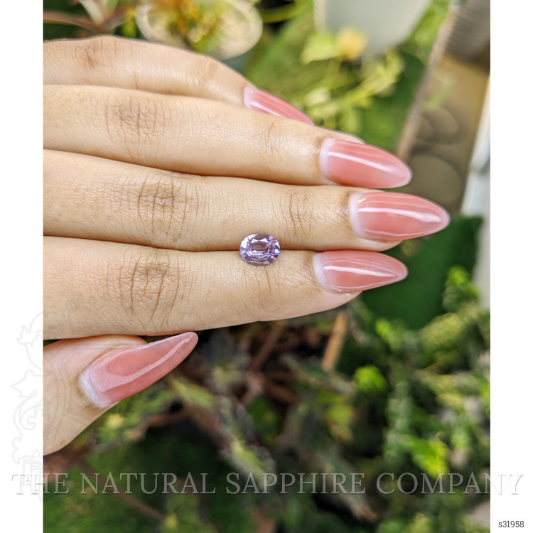 1.10 Ct. Pinkish Purple Sapphire from Ceylon (Sri Lanka)