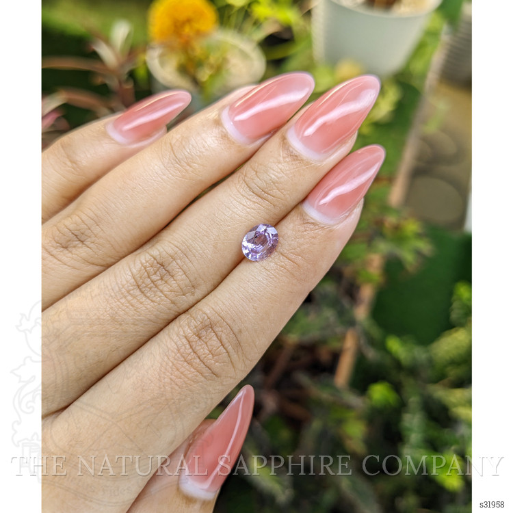 1.10 Ct. Pinkish Purple Sapphire from Ceylon (Sri Lanka)