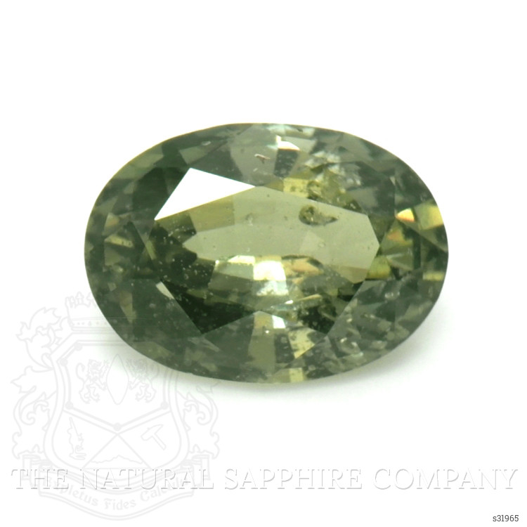 1.25 Ct. Yellowish Green Sapphire from Madagascar