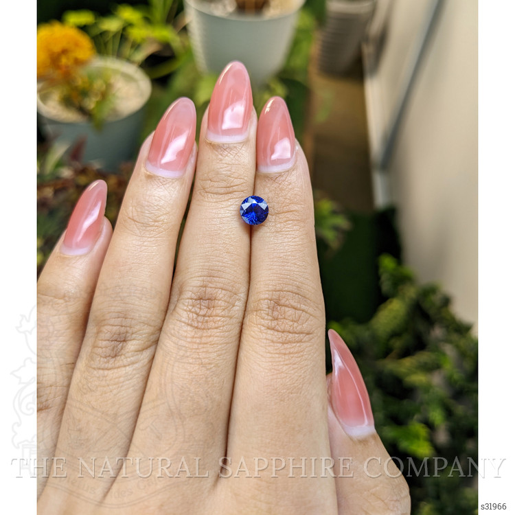 1.53 Ct. Blue Sapphire from Ceylon (Sri Lanka)