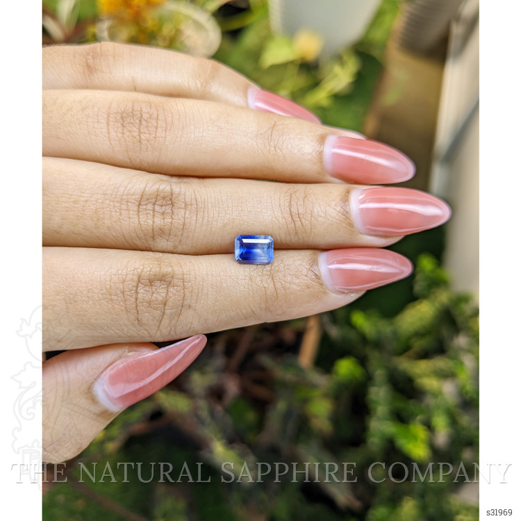 1.46 Ct. Bi Color Sapphire from Ceylon (Sri Lanka)