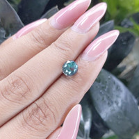 2.08 Ct. Bluish Green Sapphire from Madagascar Life Style