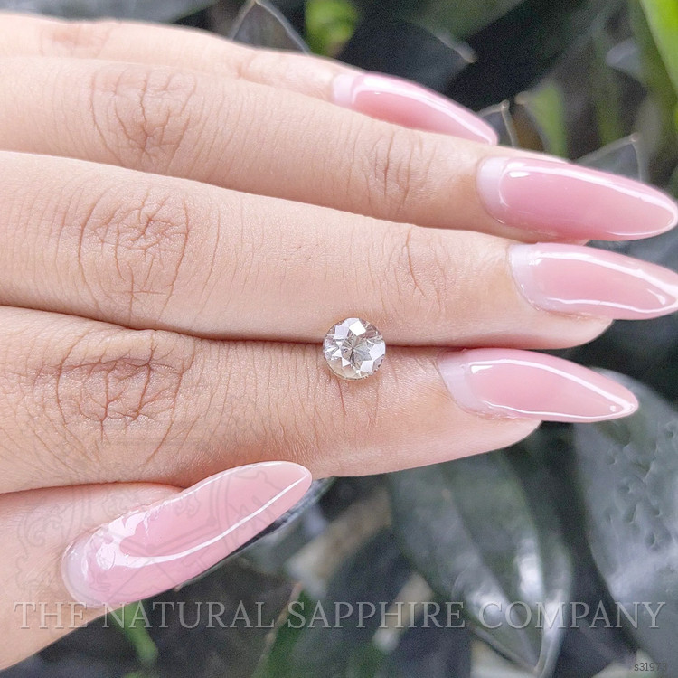 1.41 Ct. White Sapphire from Ceylon (Sri Lanka)