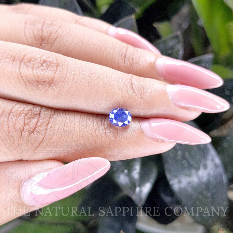 1.28 Ct. Blue Sapphire from Ceylon (Sri Lanka)