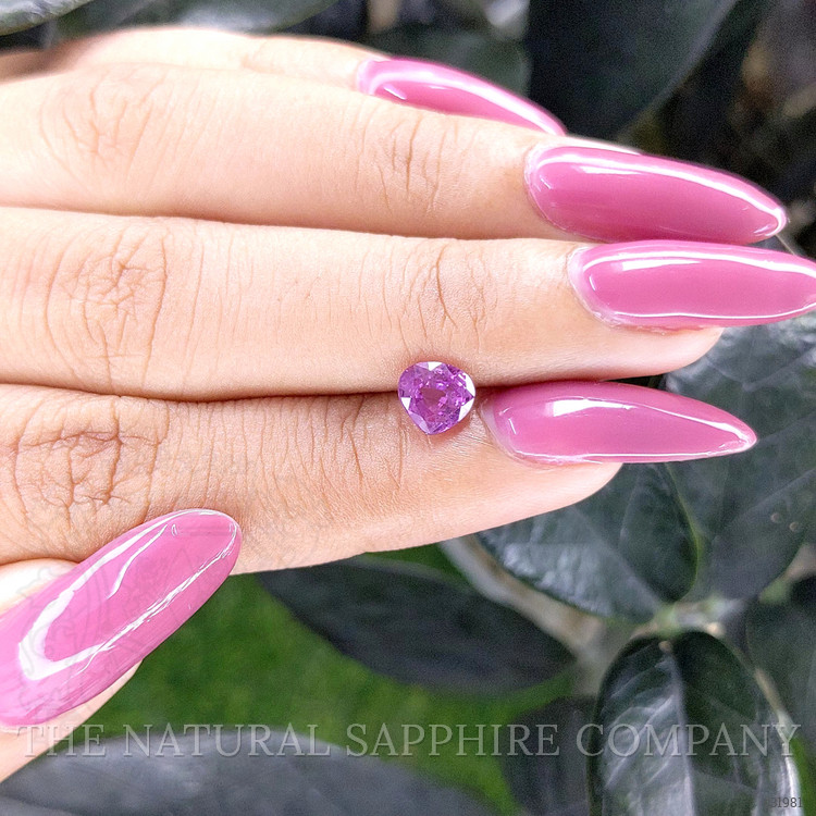 1.14 Ct. Purple Sapphire from Ceylon (Sri Lanka)