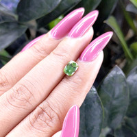 1.13 Ct. Green Sapphire from Madagascar Life Style