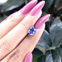 1.85 Ct. Blue Sapphire from Ceylon (Sri Lanka) Life Style