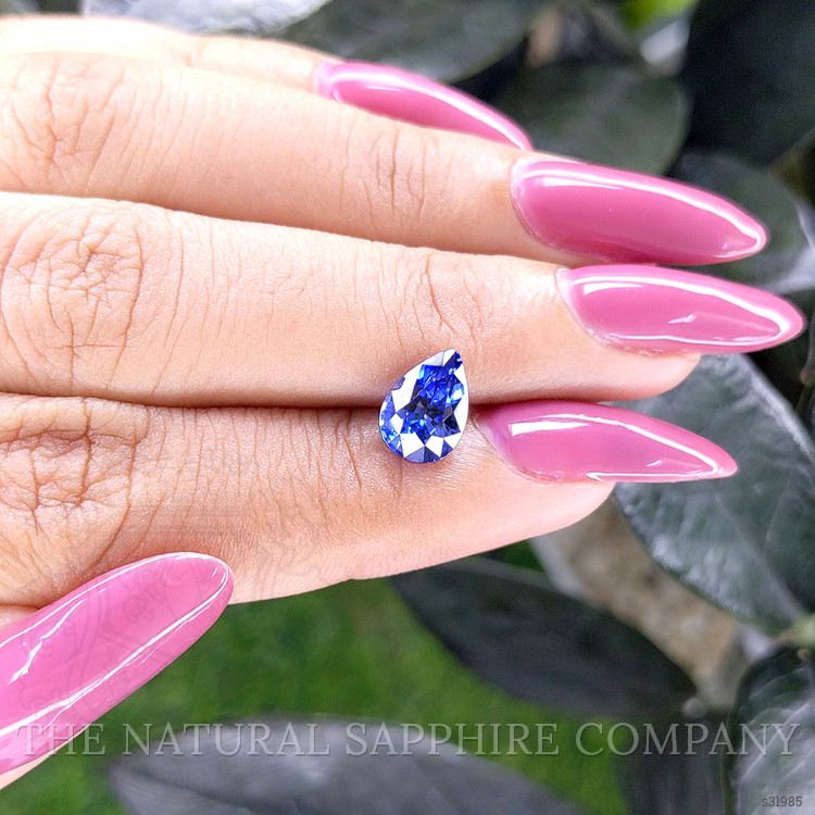 1.85 Ct. Blue Sapphire from Ceylon (Sri Lanka)