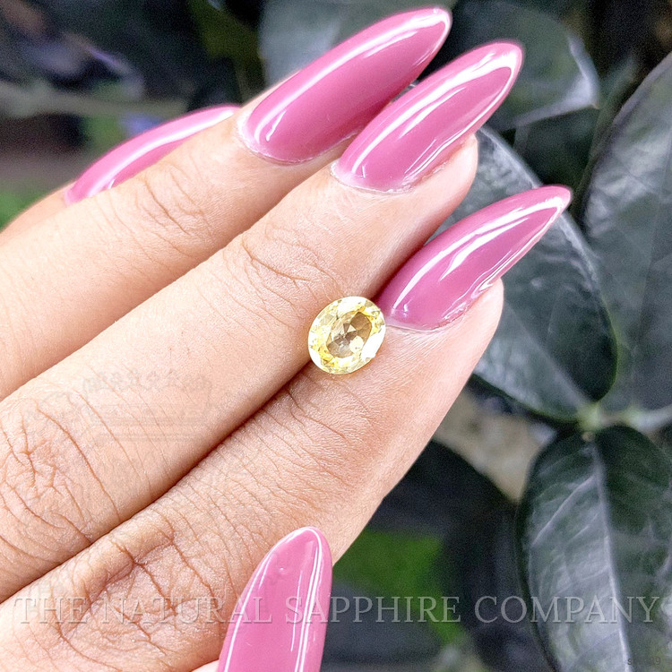 1.15 Ct. Yellow Sapphire from Ceylon (Sri Lanka)