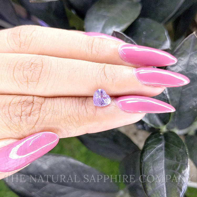 1.24 Ct. Purple Sapphire from Ceylon (Sri Lanka)