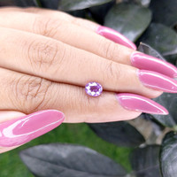 1.21 Ct. Purple Sapphire from Ceylon (Sri Lanka) Life Style