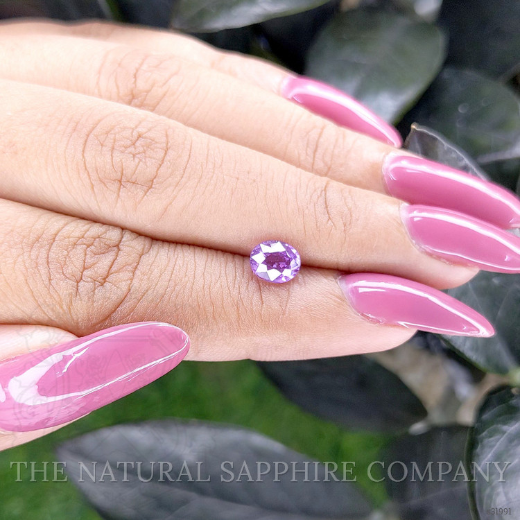 1.21 Ct. Purple Sapphire from Ceylon (Sri Lanka)