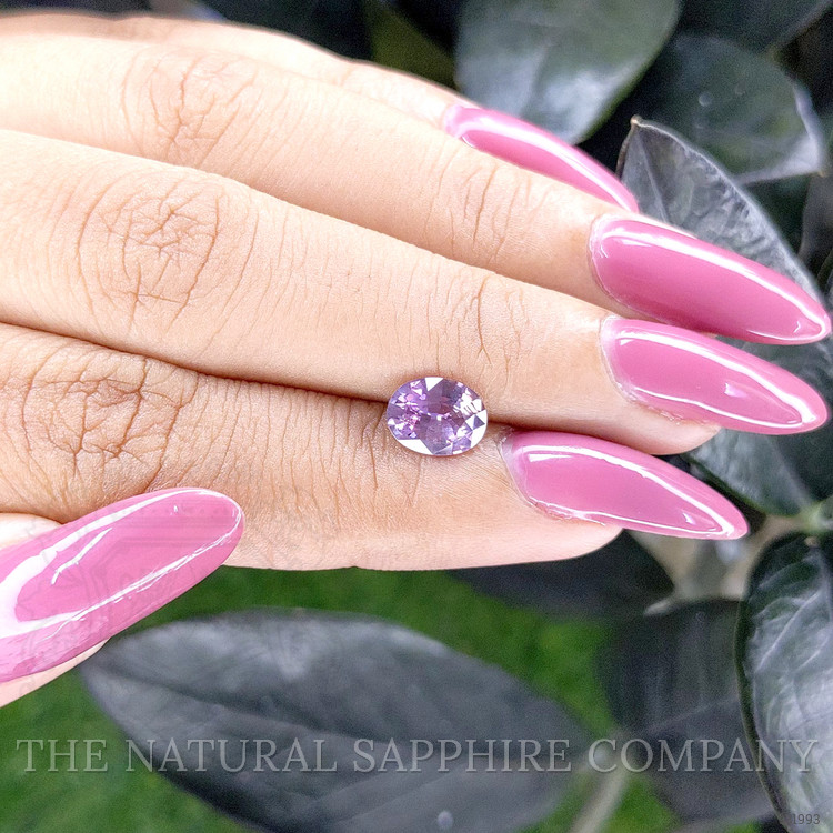 1.36 Ct. Purple Sapphire from Ceylon (Sri Lanka)