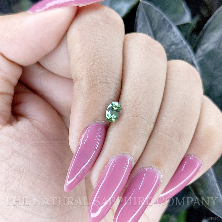 0.70 Ct. Green Sapphire from Madagascar