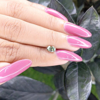 0.70 Ct. Green Sapphire from Madagascar Life Style