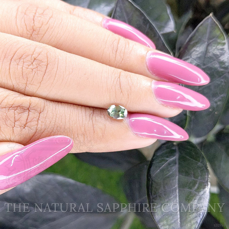 0.70 Ct. Green Sapphire from Madagascar