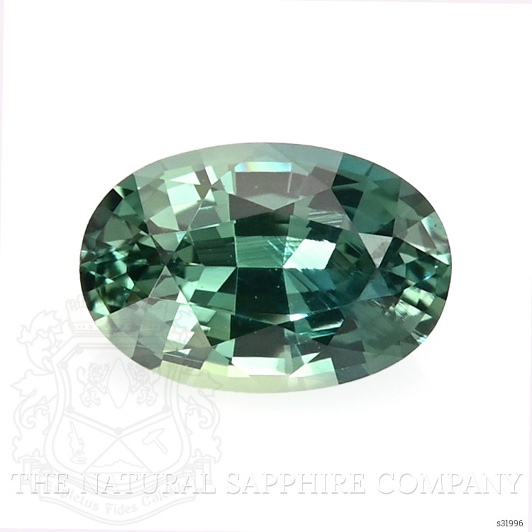 0.59 Ct. Bluish Green Sapphire from Madagascar