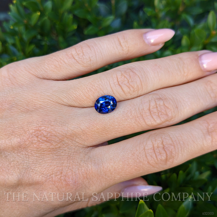 3.02 Ct. Blue Sapphire from Ceylon (Sri Lanka)