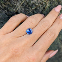 1.69 Ct. Blue Sapphire from Ceylon (Sri Lanka) Life Style