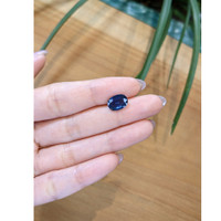 3.08 Ct. Blue Sapphire from Thailand Life Style