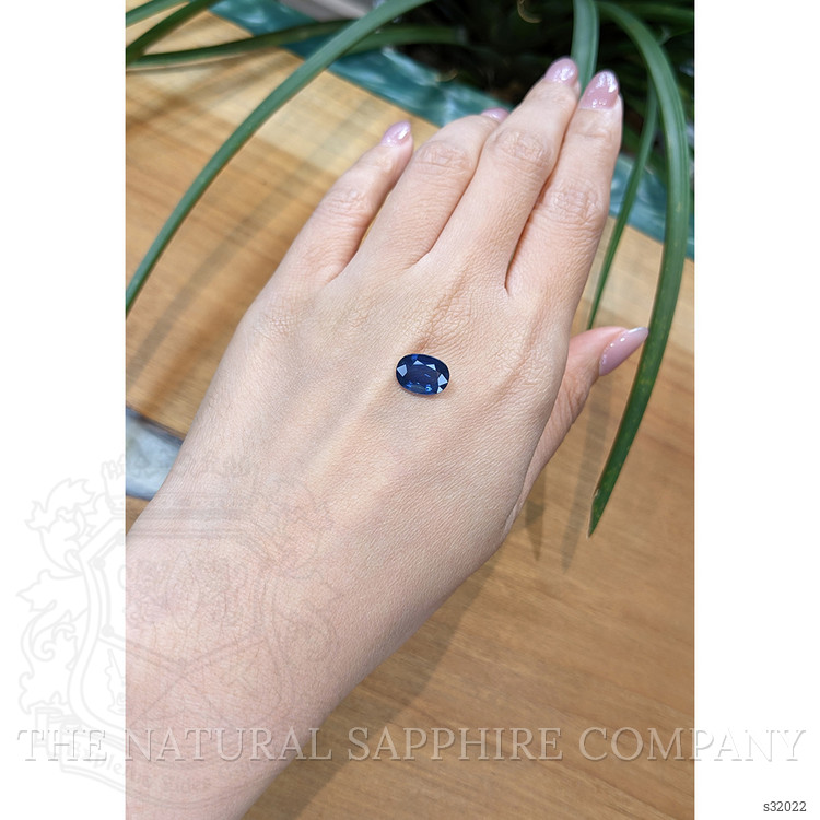 3.08 Ct. Blue Sapphire from Thailand