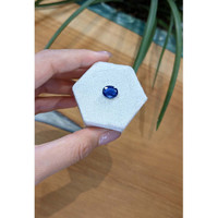 3.02 Ct. Blue Sapphire from Thailand Life Style