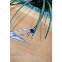 3.42 Ct. Blue Sapphire from Thailand Life Style
