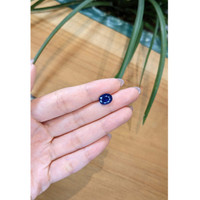 3.42 Ct. Blue Sapphire from Thailand Life Style